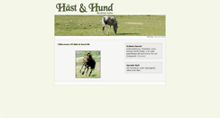 Desktop Screenshot of hasthund.com